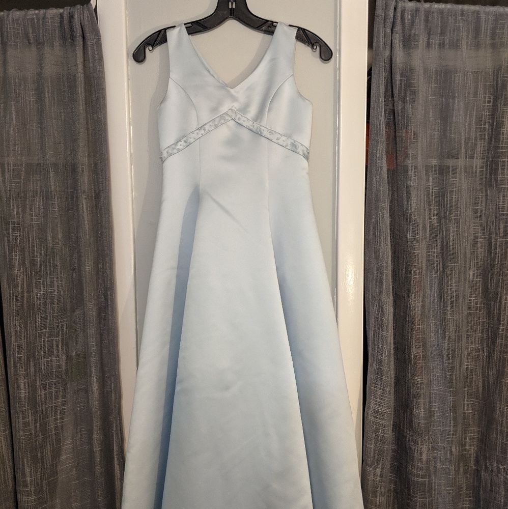 Floor length girls gown